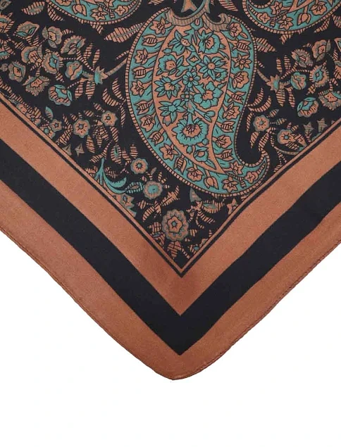 Платок тканевый коричневый - фото 2 - Miraton