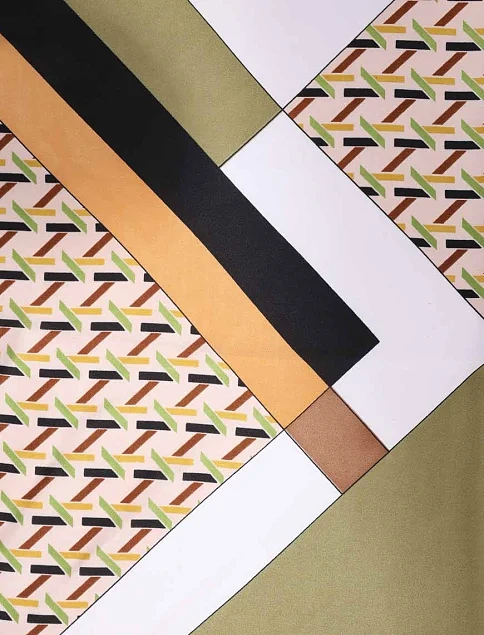 Платок тканевый зеленый - фото 3 - Miraton