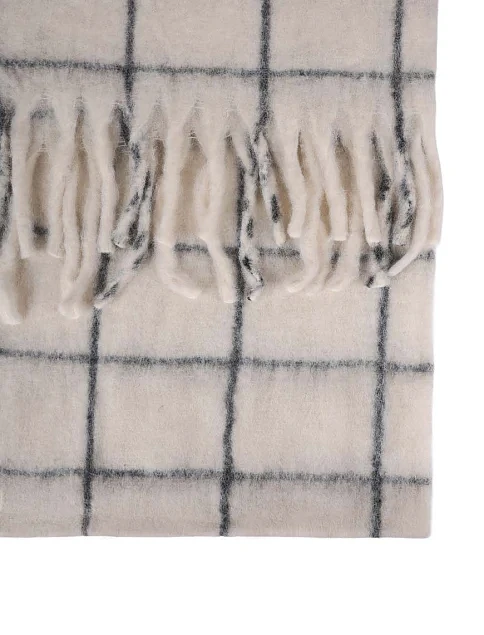 Шарф тканинний молочний - фото 2 - Miraton