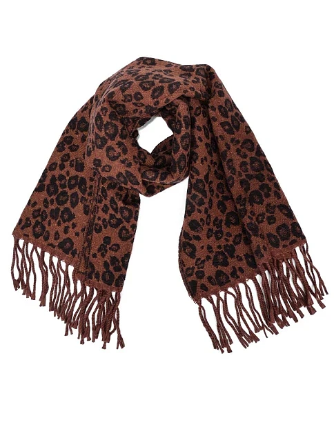 Шарф тканинний коричневий - фото 1 - Miraton