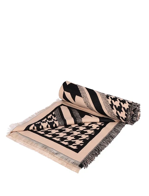 Шарф тканинний бежевий - фото 2 - Miraton