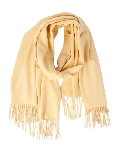 Шарф тканевый желтый - фото 1 - Miraton