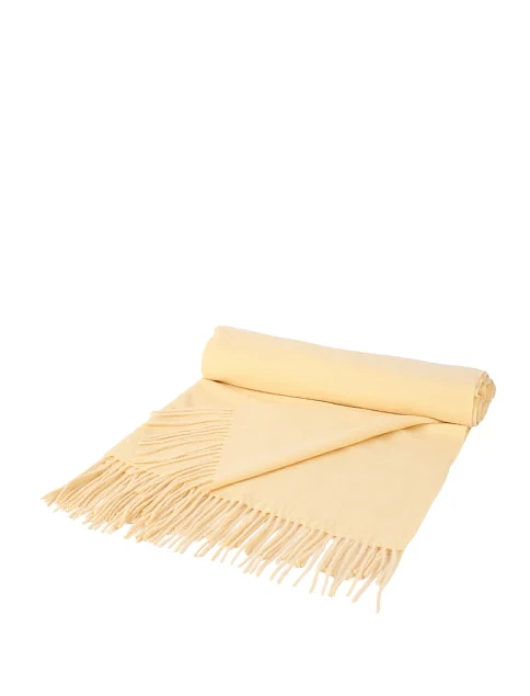 Шарф тканевый желтый - фото 3 - Miraton