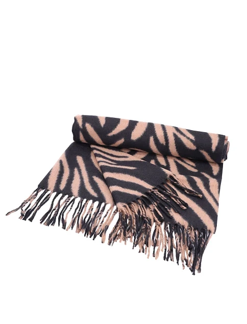 Шарф тканинний бежевий - фото 3 - Miraton