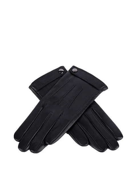 Рукавички шкіряні чорні - фото 2 - Miraton