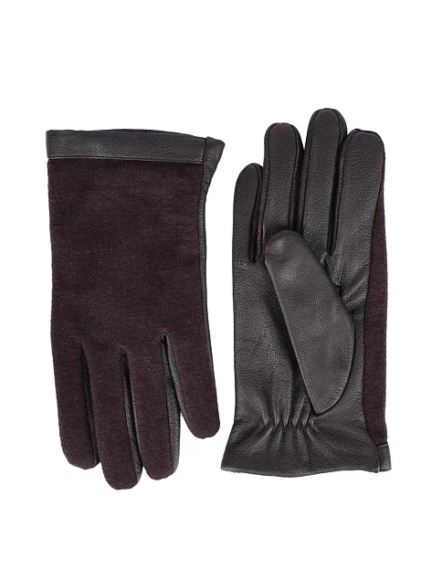 Перчатки кожаные черные - фото 1 - Miraton