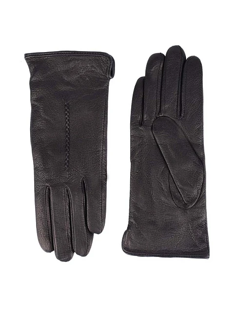 Перчатки кожаные черные - фото 1 - Miraton