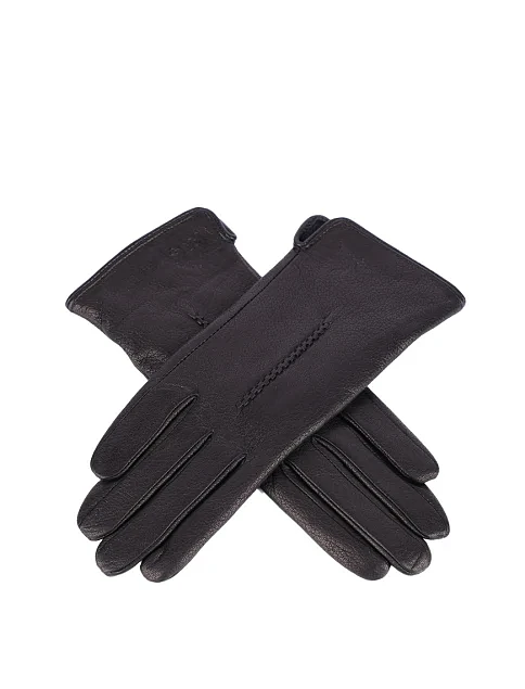 Перчатки кожаные черные - фото 2 - Miraton