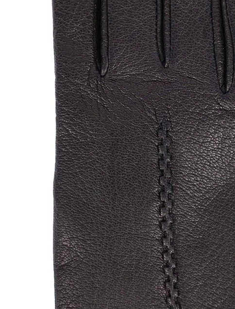 Перчатки кожаные черные - фото 3 - Miraton