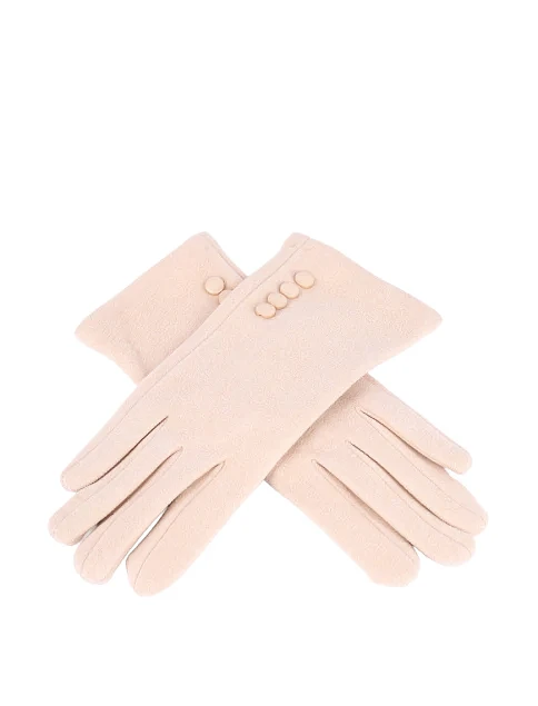 Рукавички тканинні молочні - фото 3 - Miraton