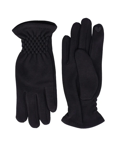 Перчатки тканевые черные - фото 1 - Miraton