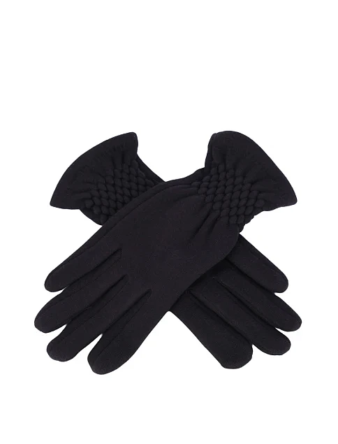 Перчатки тканевые черные - фото 3 - Miraton