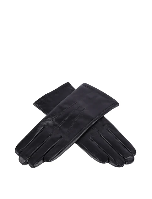 Перчатки кожаные черные - фото 2 - Miraton