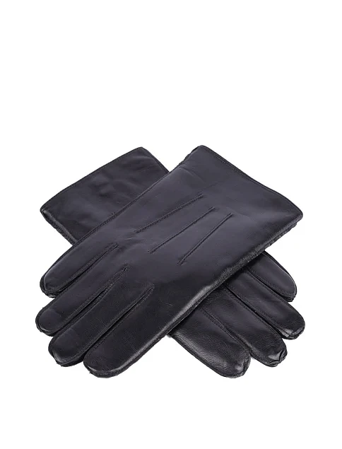Перчатки кожаные черные - фото 2 - Miraton
