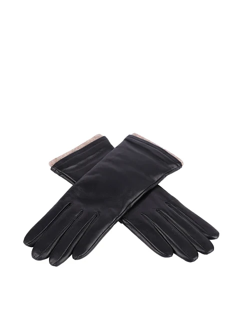 Перчатки кожаные черные - фото 2 - Miraton