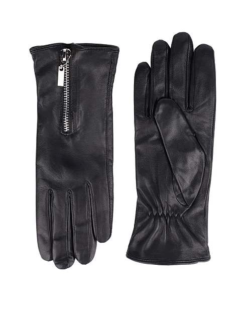 Перчатки кожаные черные - фото 1 - Miraton