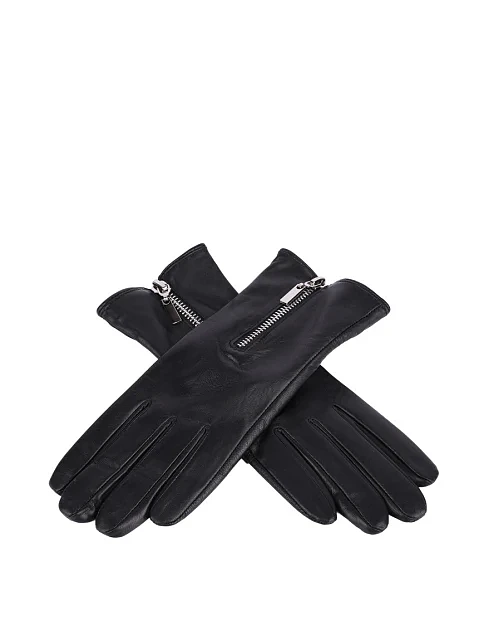 Перчатки кожаные черные - фото 2 - Miraton