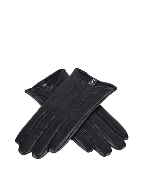 Перчатки кожаные черные - фото 2 - Miraton