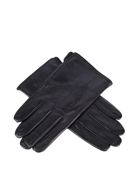 Перчатки кожаные черные - фото 2 - Miraton