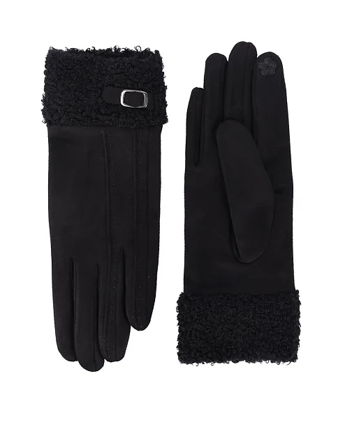 Рукавички тканинні чорні - фото 1 - Miraton