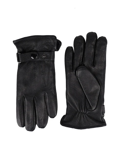 Перчатки кожаные черные - фото 1 - Miraton