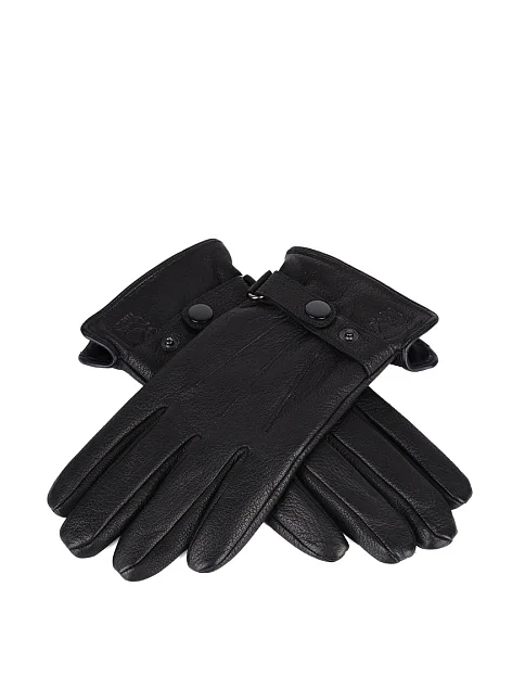 Перчатки кожаные черные - фото 2 - Miraton