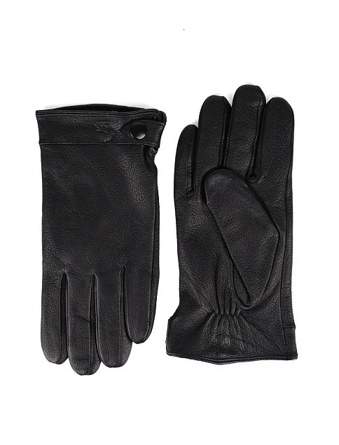 Перчатки кожаные черные - фото 1 - Miraton