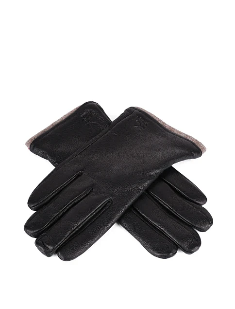 Перчатки кожаные черные - фото 2 - Miraton