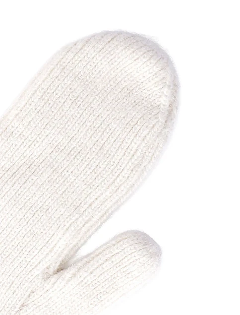 Перчатки из ангоры молочные - фото 2 - Miraton