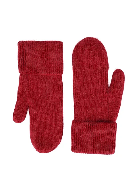 Рукавички з ангори бордові - фото 1 - Miraton