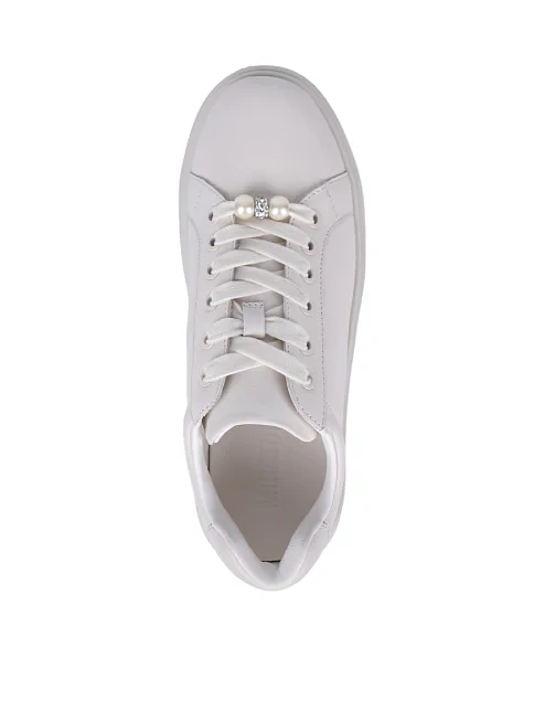 Жіночі кеди MIRATON шкіряні білі - фото 2 - Miraton