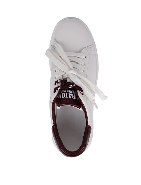 Жіночі кеди MIRATON шкіряні білі - фото 2 - Miraton