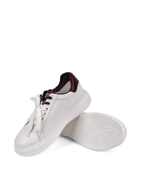 Жіночі кеди MIRATON шкіряні білі - фото 5 - Miraton