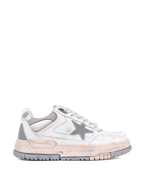 Жіночі кеди MIRATON шкіряні білі - фото 1 - Miraton