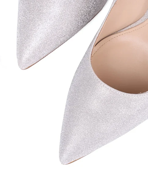 Женские туфли Mia May ламе розовые - фото 6 - Miraton