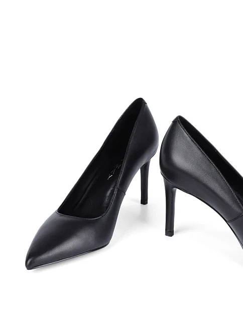 Женские туфли Mia May кожаные черные - фото 2 - Miraton