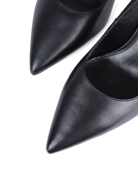 Женские туфли Mia May кожаные черные - фото 5 - Miraton