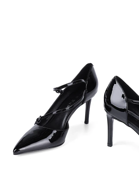 Женские туфли Mia May лаковые черные - фото 2 - Miraton