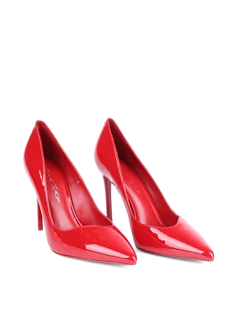 Женские туфли Mia May лаковые красные - фото 3 - Miraton