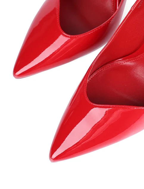 Женские туфли Mia May лаковые красные - фото 5 - Miraton