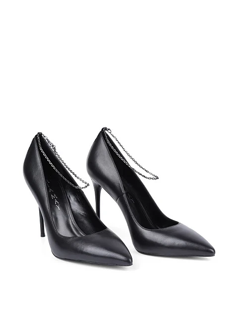 Женские туфли MiaMay кожаные черные - фото 3 - Miraton