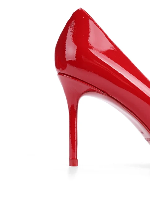 Женские туфли лодочки MiaMay лаковые красные - фото 2 - Miraton