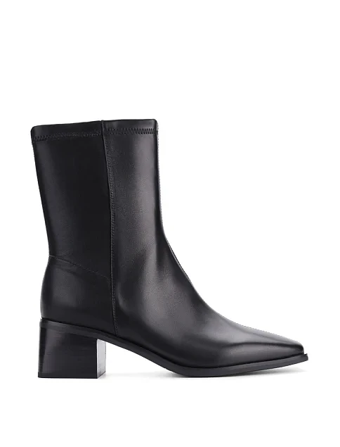 Женские ботинки MIRATON кожаные черные - фото 1 - Miraton