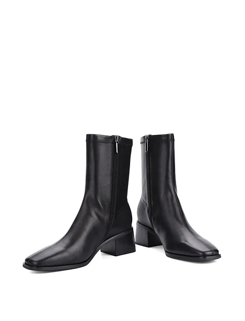 Женские ботинки MIRATON кожаные черные - фото 2 - Miraton