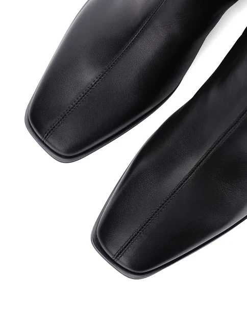 Женские ботинки MIRATON кожаные черные - фото 5 - Miraton