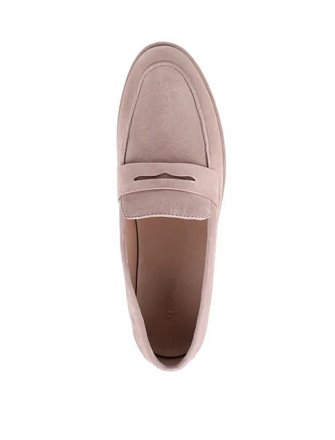 Женские слиперы Attizzare велюровые бежевые - фото 5 - Miraton