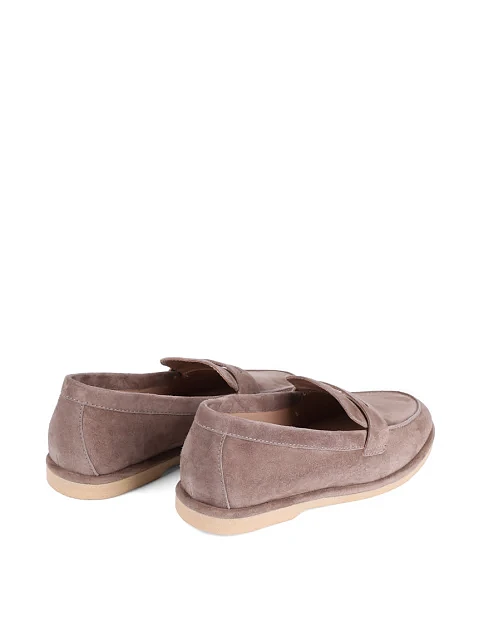 Женские слиперы Attizzare велюровые коричневые - фото 4 - Miraton