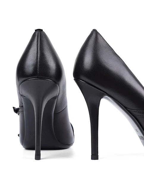 Женские туфли MIRATON кожаные черные - фото 2 - Miraton