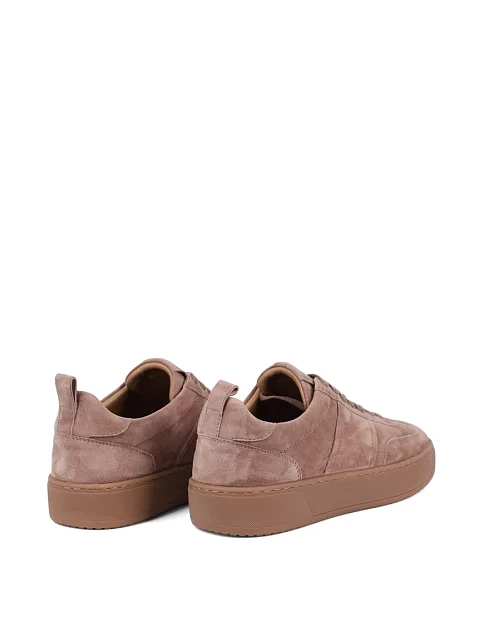 Женские кеды MIRATON велюровые бежевые - фото 4 - Miraton