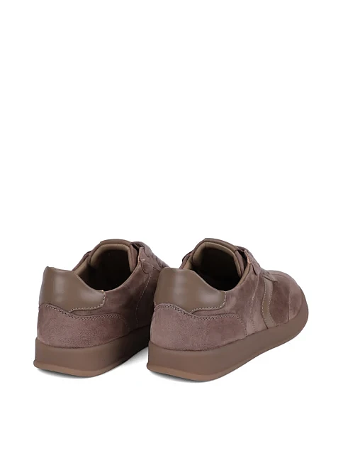 Жіночі кеди MIRATON велюрові бежеві - фото 4 - Miraton